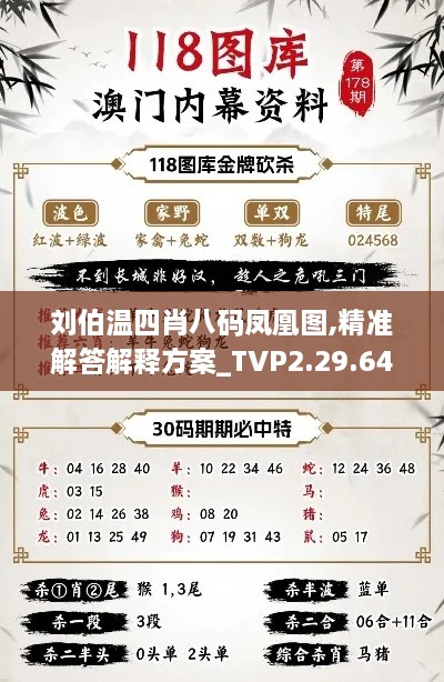 刘伯温四肖八码凤凰图,精准解答解释方案_TVP2.29.64动图版